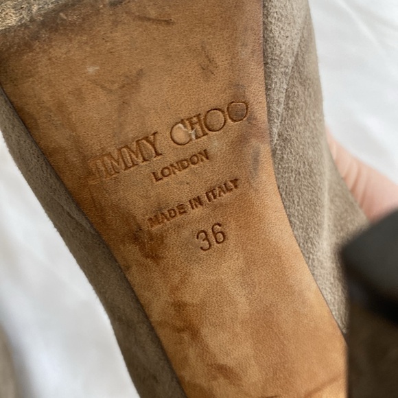 Jimmy Choo sling back peep toe heels size 36 - Picture 10 of 16